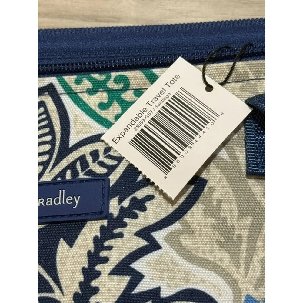 NWT Vera Bradley Santiago Lighten Up Expandable travel Tote